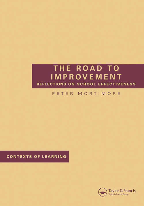 The Road to Improvement (Contexts of Learning)