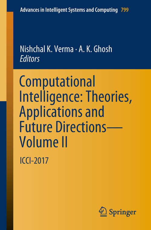 Book cover of Computational Intelligence: ICCI-2017 (Advances in Intelligent Systems and Computing #799)