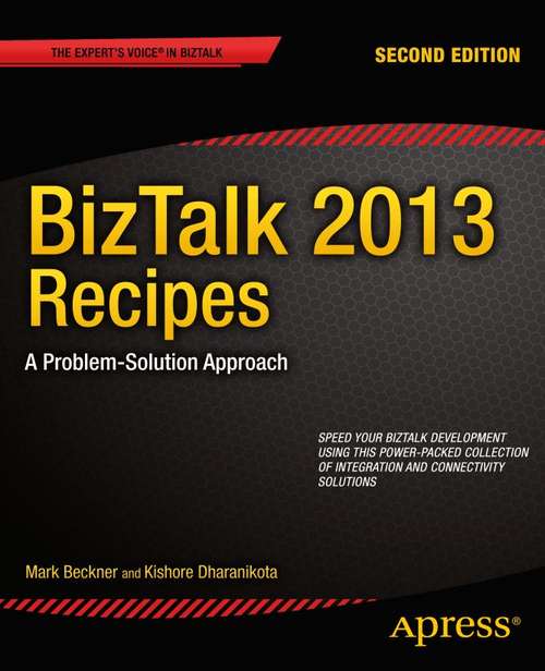 Book cover of BizTalk 2013 Recipes