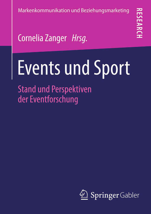 Book cover of Events und Sport