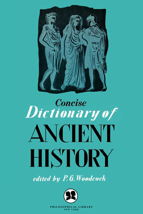 Book cover of Concise Dictionary of Ancient History