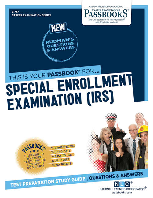 Book cover of Special Enrollment Exam (IRS): Passbooks Study Guide (Career Examination Series)