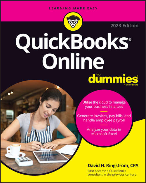 Book cover of QuickBooks Online For Dummies (8)