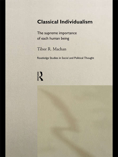 Cover image of Classical Individualism