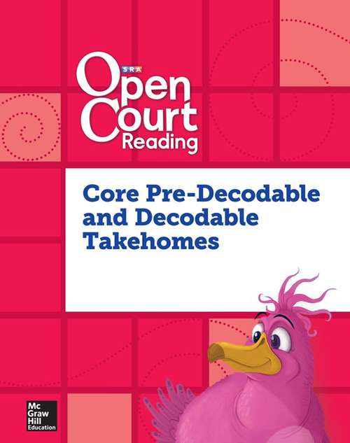 Core Predecodable And Decodable 4-color Takehome, Grade K