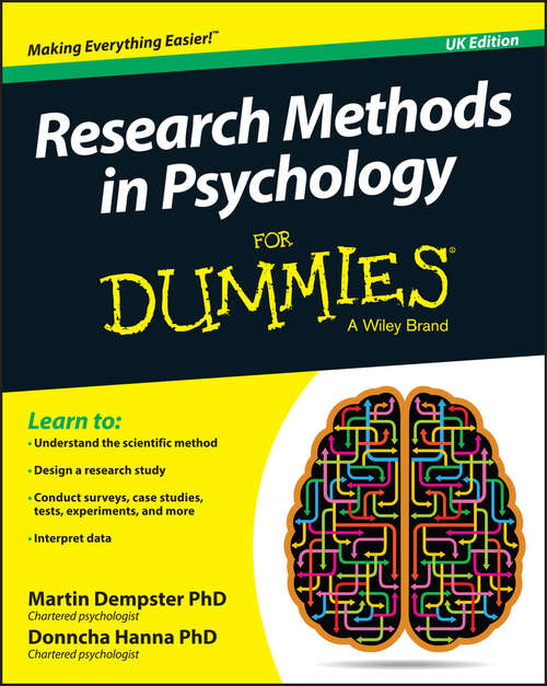 Book cover of Research Methods in Psychology For Dummies