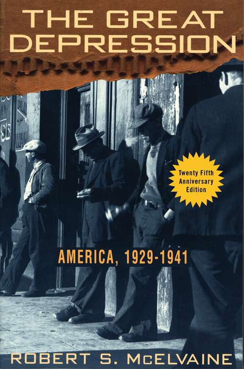 Book cover of The Great Depression: America 1929-1941