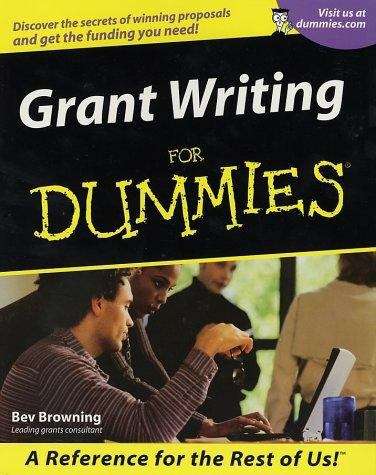 Book cover of Grant Writing for Dummies