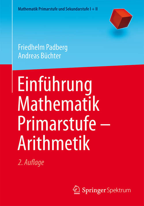 Book cover of Einführung Mathematik Primarstufe - Arithmetik