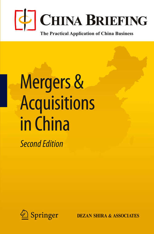 Book cover of Mergers & Acquisitions in China