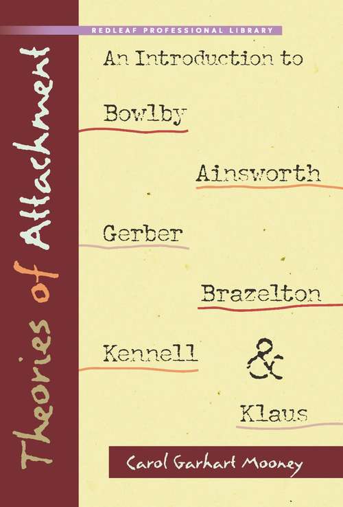 Book cover of Theories of Attachment