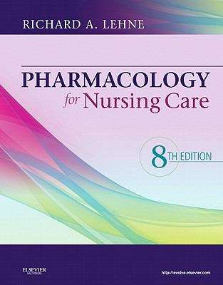 Book cover of Pharmacology For Nursing Care