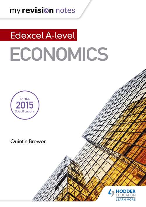 Book cover of My Revision Notes: Edexcel A Level Economics
