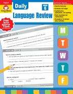 Book cover of Daily Language Review, Grade 6+