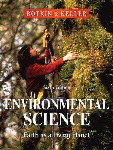 Book cover of Environmental Science: Earth as a Living Planet