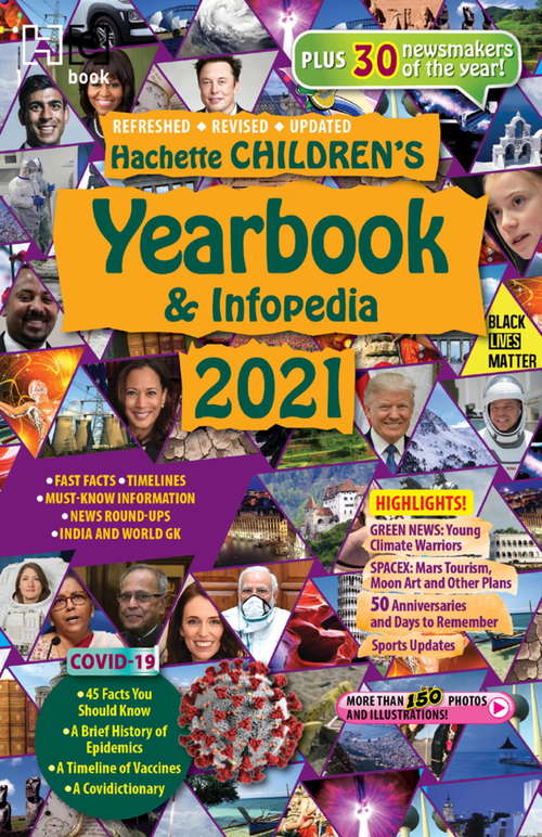 Book cover of Hachette Children''s Yearbook & Infopedia 2021