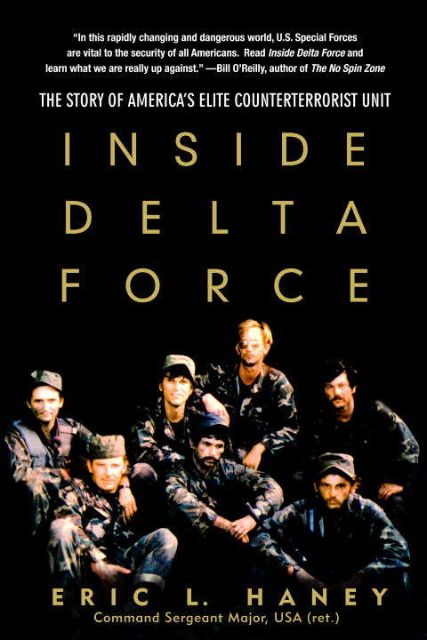 Book cover of Inside Delta Force: The Real Story of America's Elite Military Unit