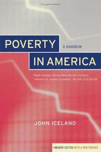 Book cover of Poverty in America: A Handbook (2nd edition)