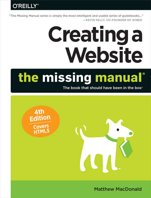 Book cover of Creating a Website: The Missing Manual