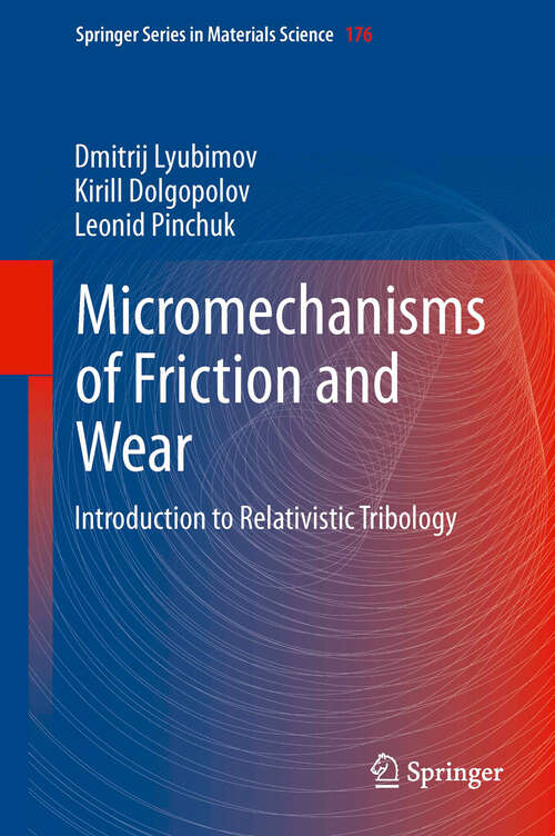 Book cover of Micromechanisms of Friction and Wear
