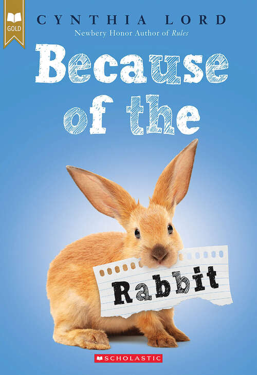 Book cover of Because of the Rabbit (Scholastic Press Novels Ser.)