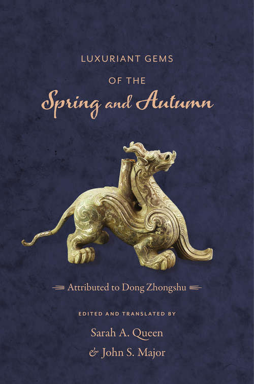 Book cover of Luxuriant Gems of the Spring and Autumn