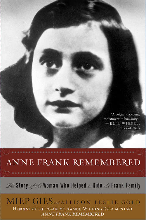Book cover of Anne Frank Remembered