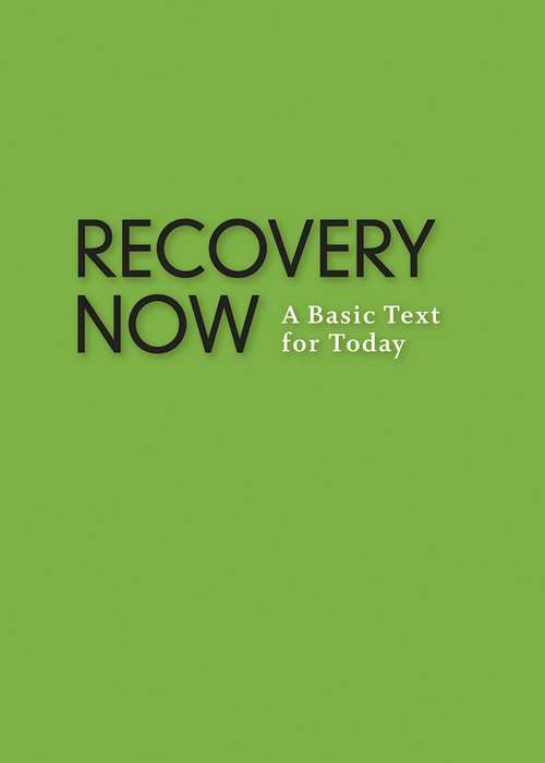 Book cover of Recovery Now