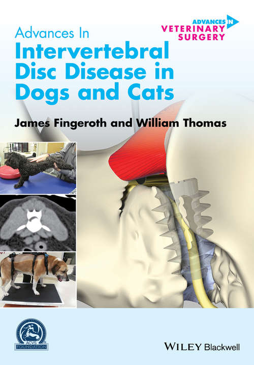 Book cover of Advances in Intervertebral Disc Disease in Dogs and Cats