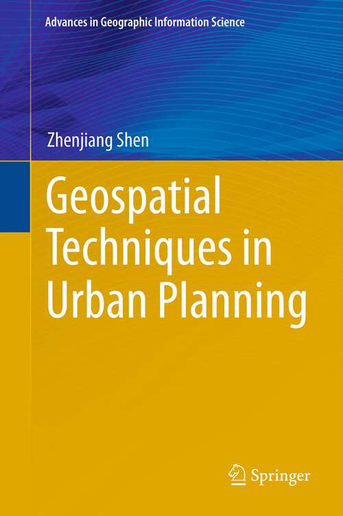Book cover of Geospatial Techniques in Urban Planning
