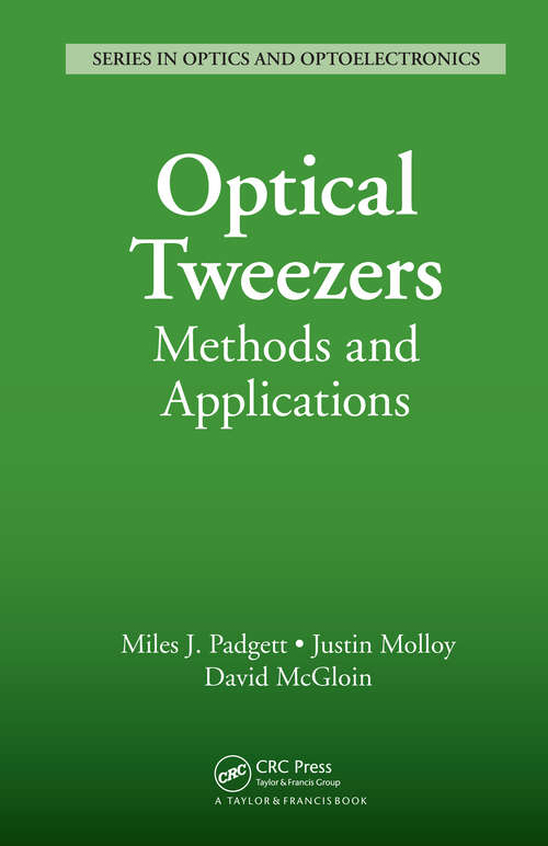 Book cover of Optical Tweezers: Methods and Applications (1)