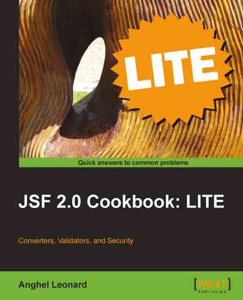 Book cover of JSF 2.0 Cookbook: LITE