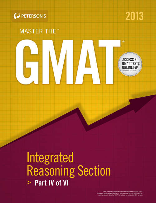Book cover of Master the GMAT: Integrated Reasoning Section