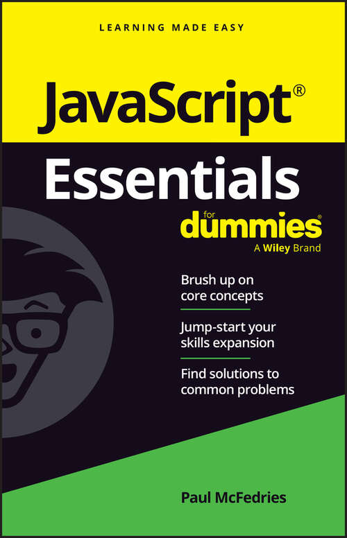 Book cover of JavaScript Essentials For Dummies