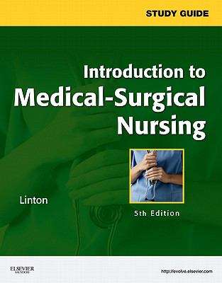 Book cover of Study Guide for Introduction to Medical-Surgical Nursing (Fifth Edition)