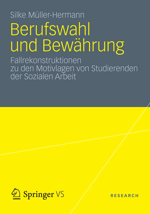 Book cover of Berufswahl und Bewährung