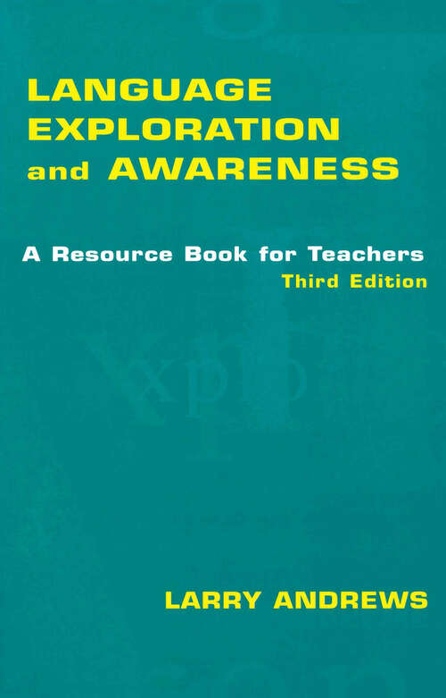 Book cover of Language Exploration and Awareness: A Resource Book for Teachers (3)