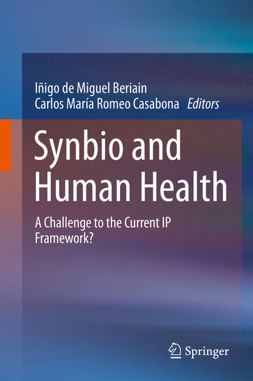 Book cover of Synbio and Human Health