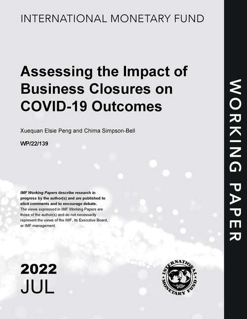 Book cover of Assessing the Impact of Business Closures on COVID-19 Outcomes