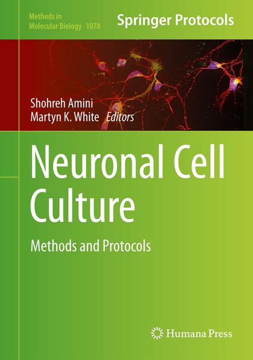 Book cover of Neuronal Cell Culture: Methods and Protocols