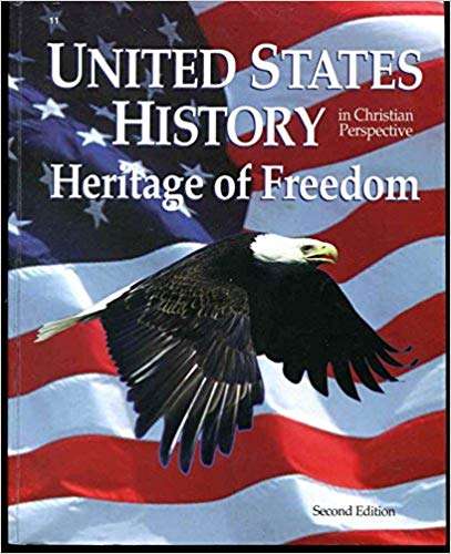 Book cover of United States History: Heritage of Freedom, Second Edition