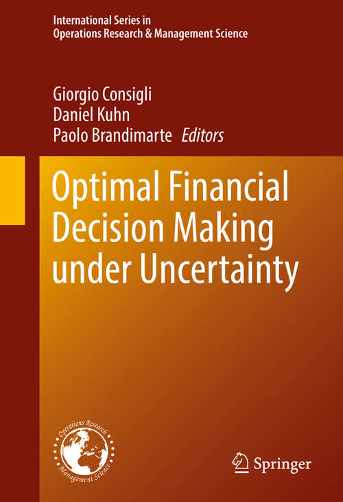 Cover image of Optimal Financial Decision Making under Uncertainty