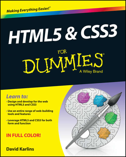 Book cover of HTML5 and CSS3 For Dummies