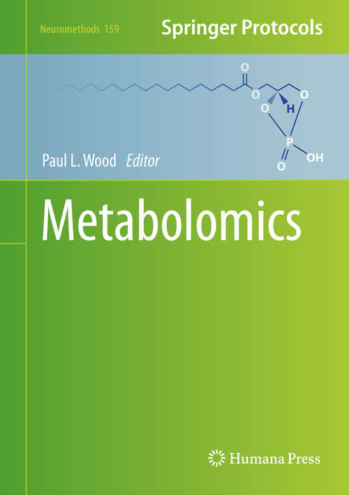 Metabolomics (Neuromethods #159)