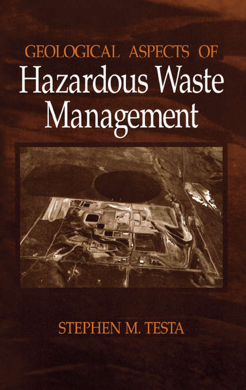 Book cover of Geological Aspects of Hazardous Waste Management