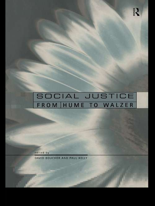 Perspectives on Social Justice: From Hume to Walzer