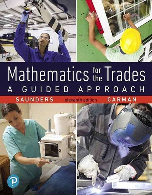 Book cover of Mathematics For The Trades: A Guided Approach (11)