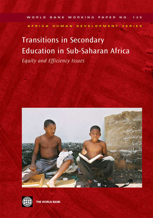 Book cover of Transitions in Secondary Education in Sub-Saharan Africa
