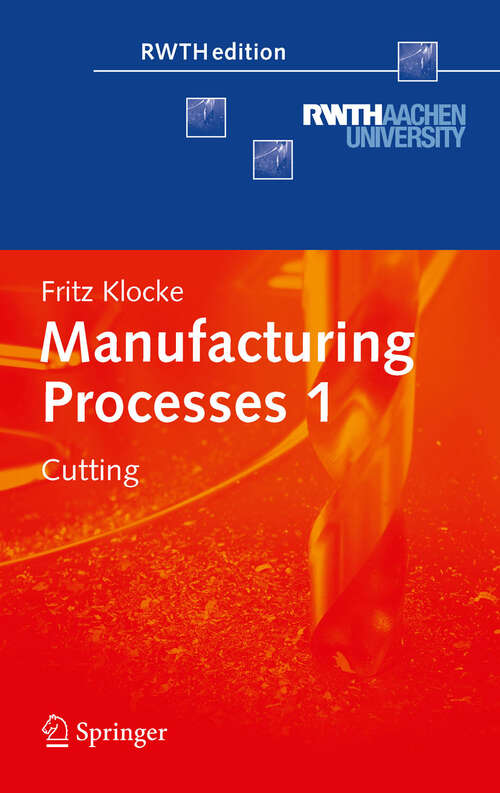Book cover of Manufacturing Processes 1