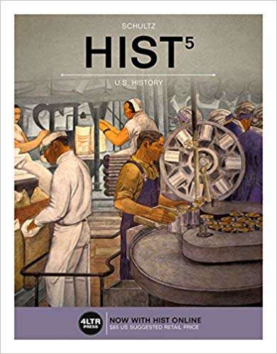 Book cover of HIST5: U.S. History (5th Edition)